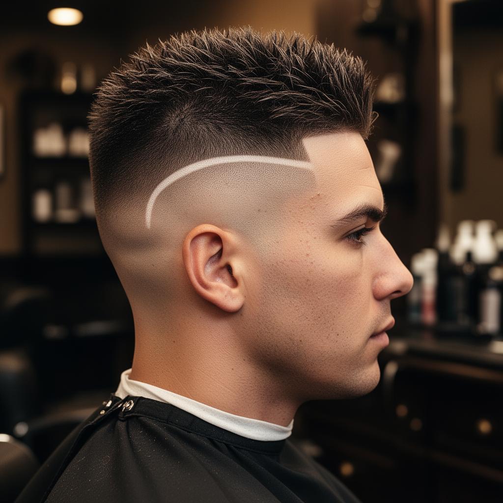 Coupe Burst Fade — barbier ANAKKA