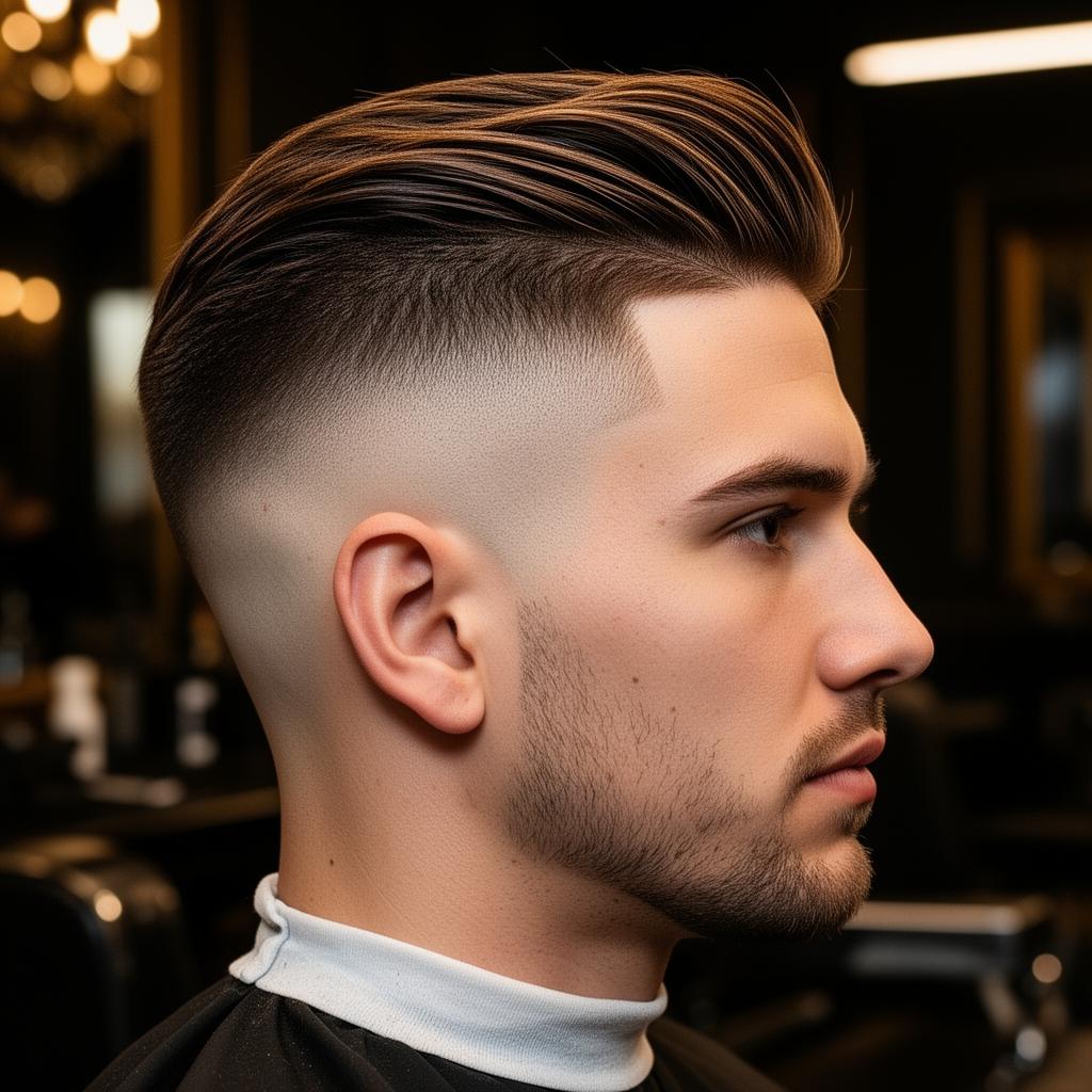 Coupe High Fade — barbier ANAKKA