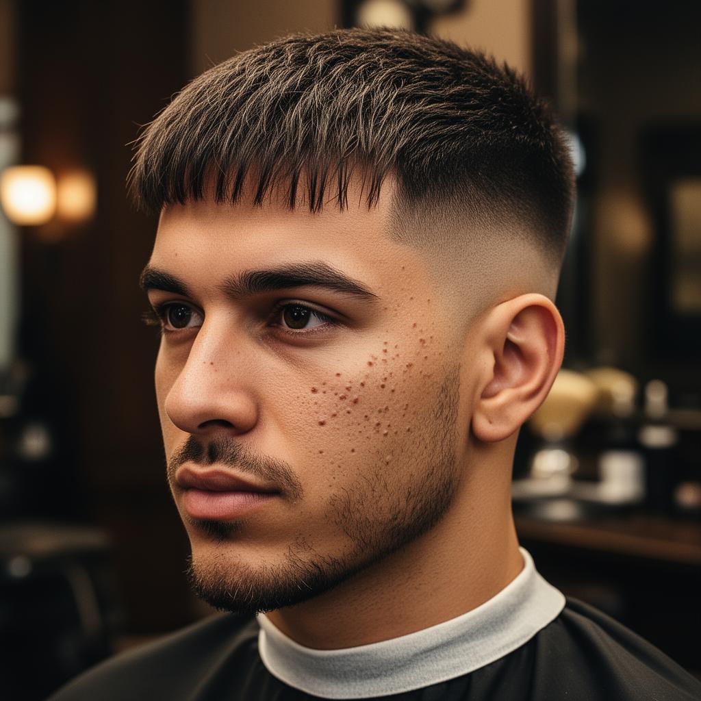 Coupe Textured Crop — barbier ANAKKA